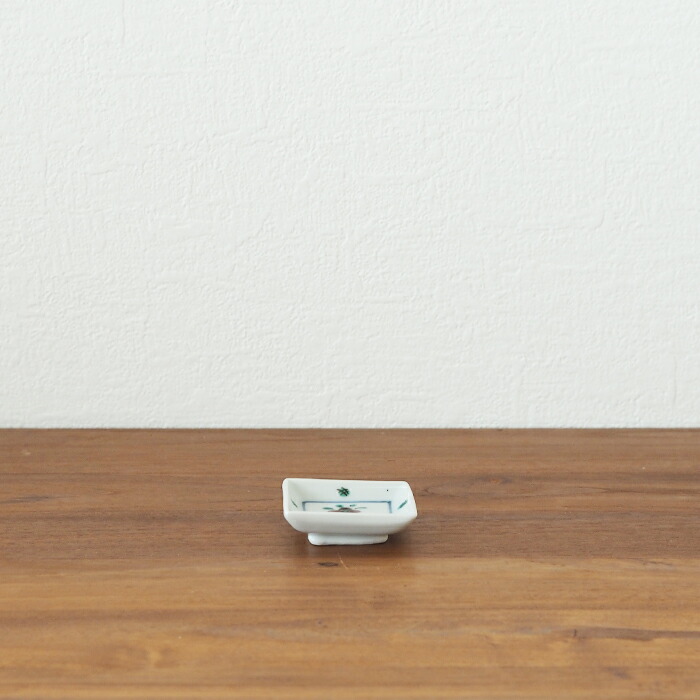 九谷青窯　高原真由美　色絵すみれ　豆皿