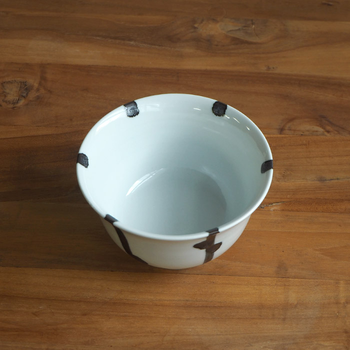 九谷青窯　横井佳乃　木賊に露　丼