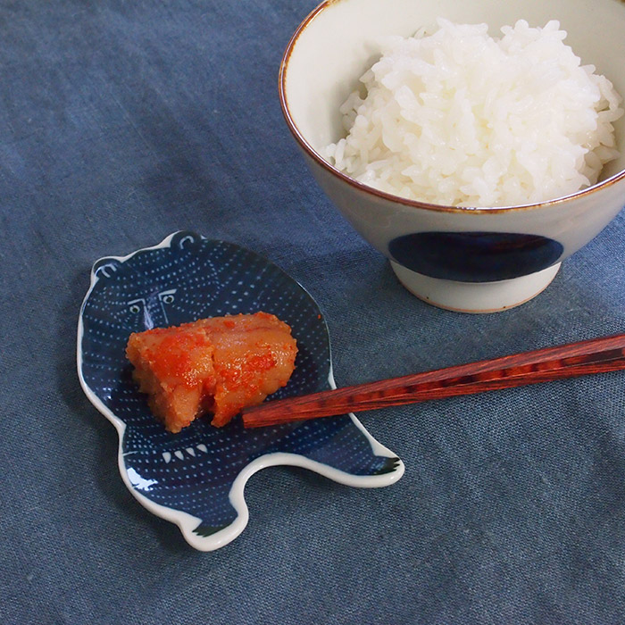 倉敷意匠　kata　kata　印判手豆皿　クマ