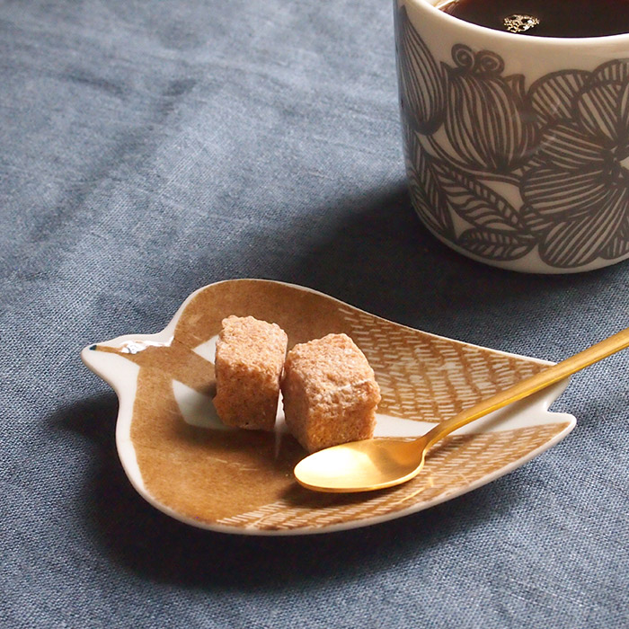 倉敷意匠　kata　kata　印判手豆皿　アホウドリ