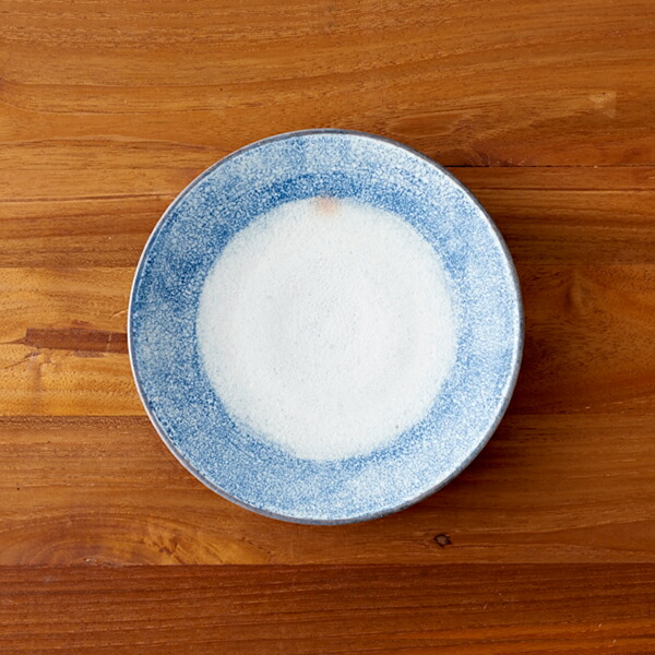 ココチ舎　インディゴ　丸皿　6寸　