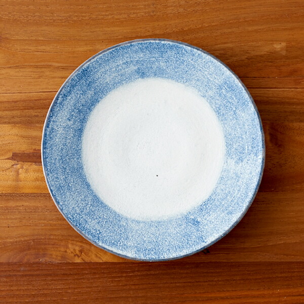 ココチ舎　インディゴ　丸皿　7寸