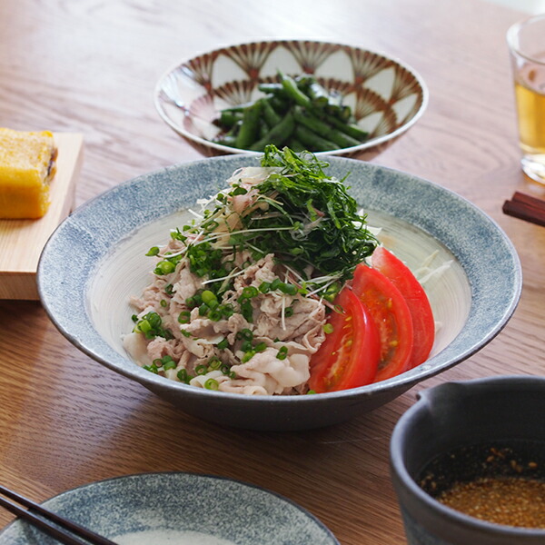 ココチ舎　インディゴ　リム鉢