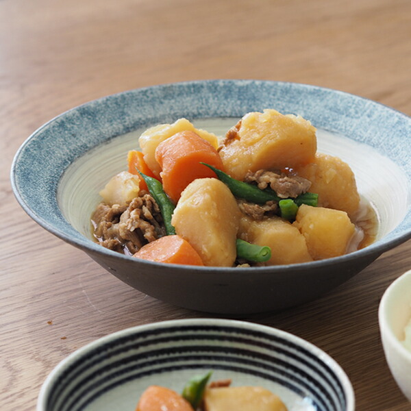 ココチ舎　インディゴ　リム鉢