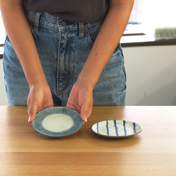 ココチ舎　スリップ　丸皿　4寸