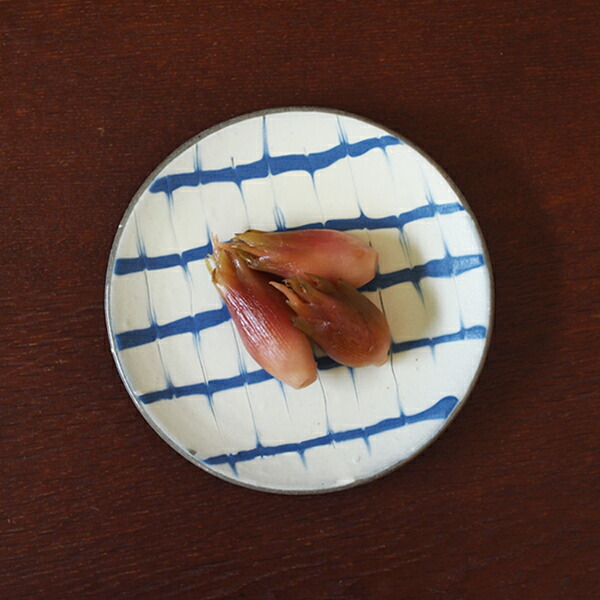 ココチ舎　スリップ　丸皿　4寸