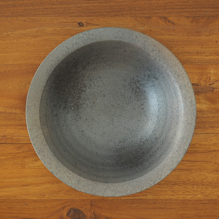 ココチ舎　焼締　リム鉢　大