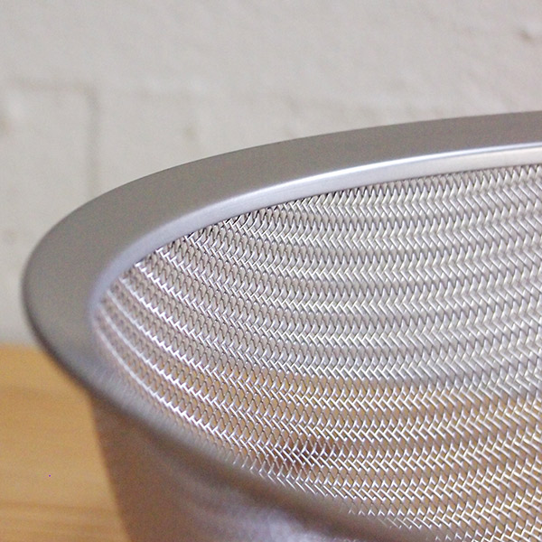 ラバーゼ　ステンレス丸ざる　中　21cm　/　la　base