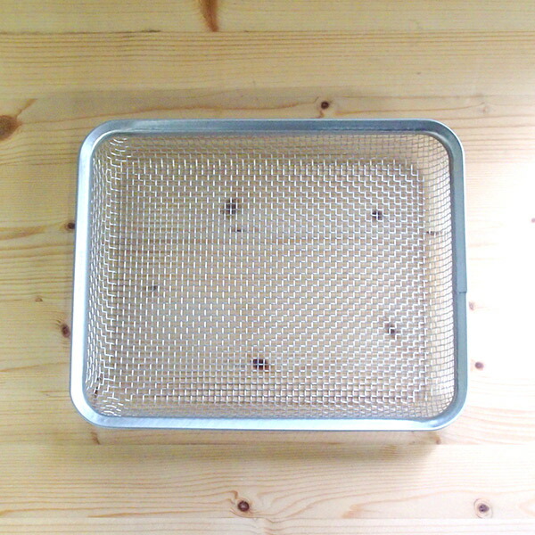 ラバーゼ　ステンレス角ざる　21cm　/　la　base