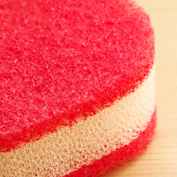 ラバーゼ　スポンジ　赤・白　/　la　base