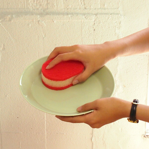 ラバーゼ　スポンジ　赤・白　/　la　base