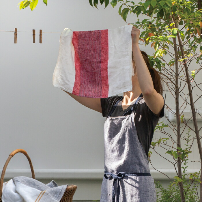 リーノ・エ・リーナ　フルエプロン　マノン　フィルブルー　/　Lino　e　Lina　Manon