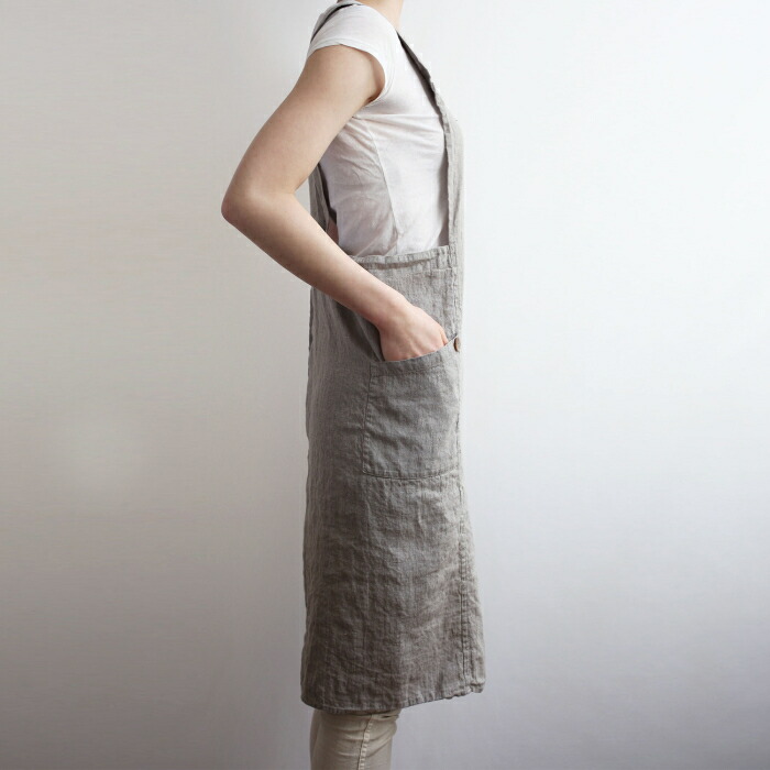 リーノ・エ・リーナ　フルエプロン　アニタ　フラックス　/　Lino　e　Lina　Anita