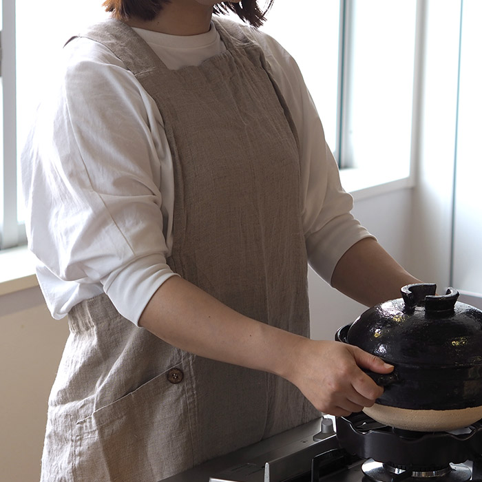 リーノ・エ・リーナ　フルエプロン　アニタ　フラックス　/　Lino　e　Lina　Anita