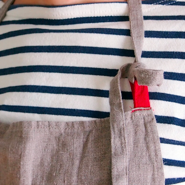 リーノ・エ・リーナ　フルエプロン　マノン　　フラックス　/　Lino　e　Lina　Manon