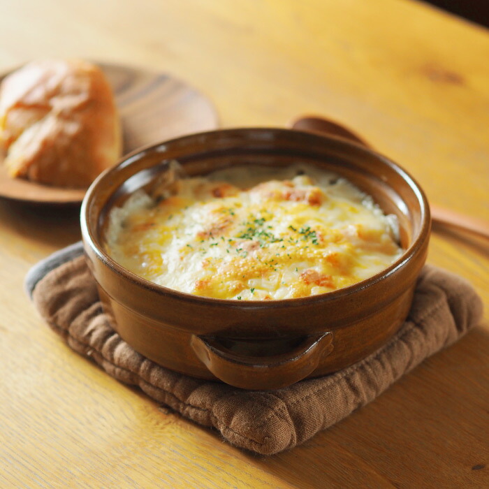 リーノ・エ・リーナ　スクエアミトン　マノン　ブラウンオーカー　/　Lino　e　Lina　Manon