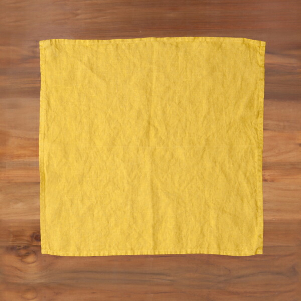 リーノ・エ・リーナ　キッチンクロス　マノン　ミモザ　/　Lino　e　Lina　Manon