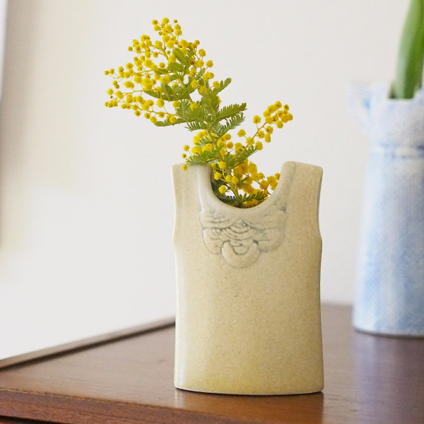 【取扱終了C202009】リサ・ラーソン　ワードローブ　ベスト　130mm　花瓶　/　Lisa　Larson　Wardrobe　Vest　※