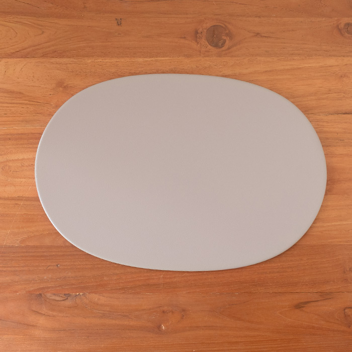 【在庫限り】【プロキッチンオリジナル】【単品】小判盆　両面　グレージュ×アイボリー　/　PROKITCHEN