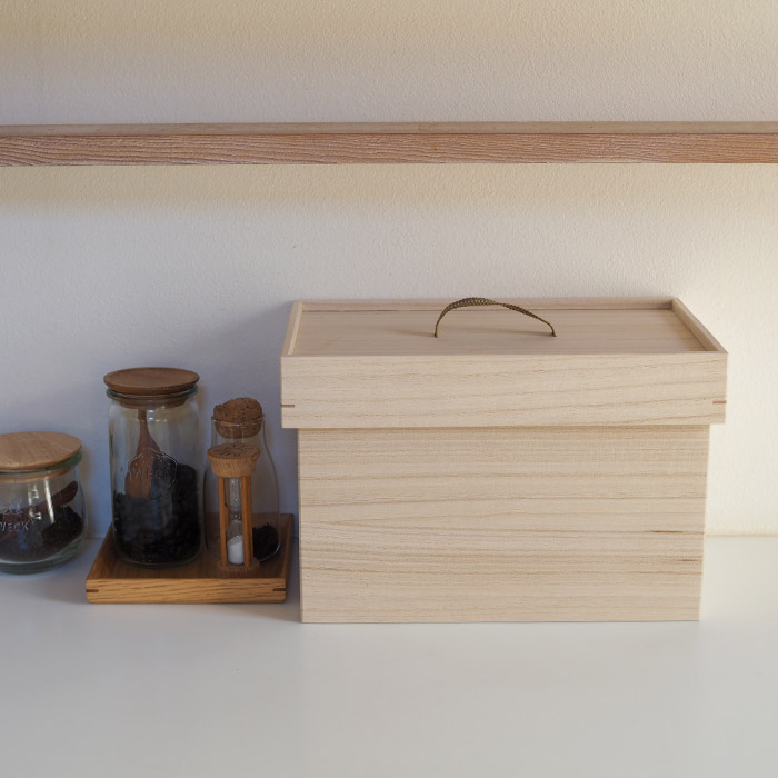 増田桐箱店　パン箱　2斤用