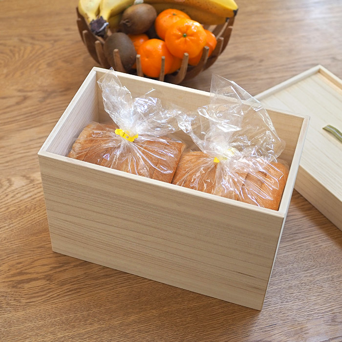 増田桐箱店　パン箱　2斤用