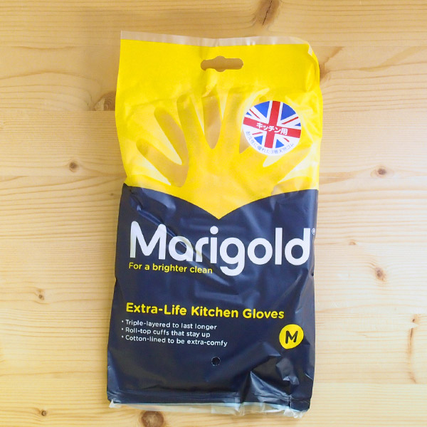 ■【2個セット】マリーゴールド　ゴム手袋　キッチン用　M　/　MARIGOLD