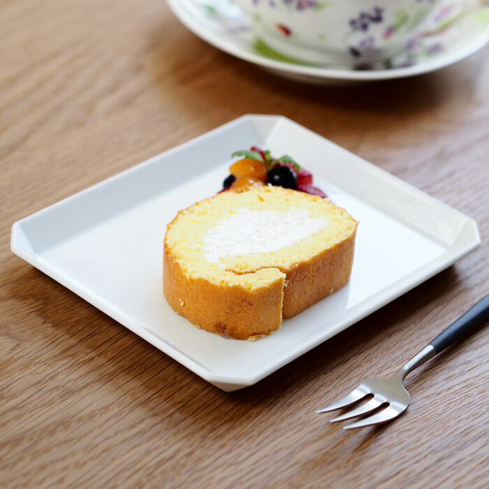 1616/aritajapan　TY　スクエアプレート　ホワイト　165