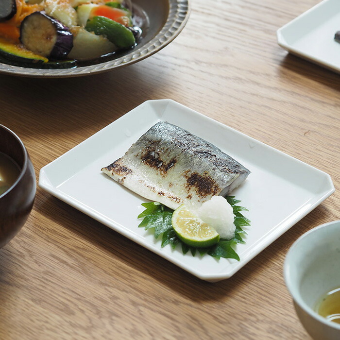 1616/aritajapan　TY　スクエアプレート　ホワイト　165