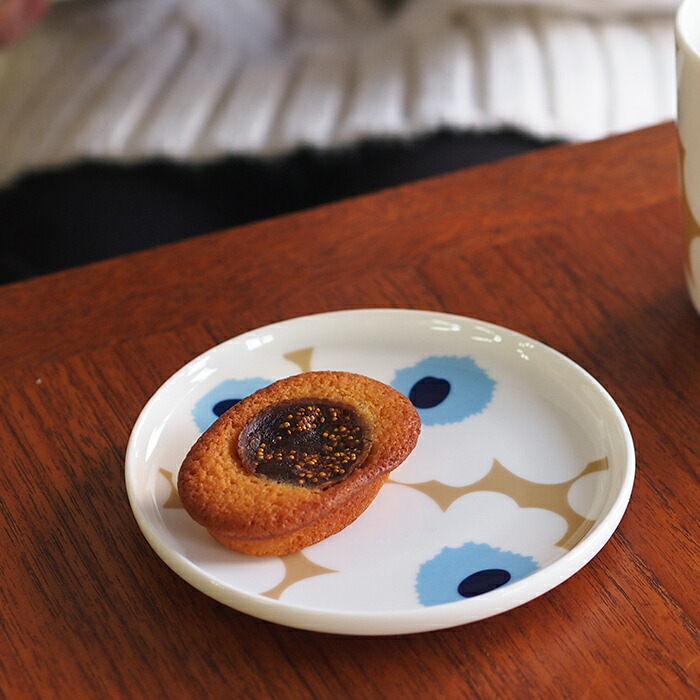 【取扱終了0113】マリメッコ プレート 13.5cm ウニッコ ベージュ / marimekko Unikko　※