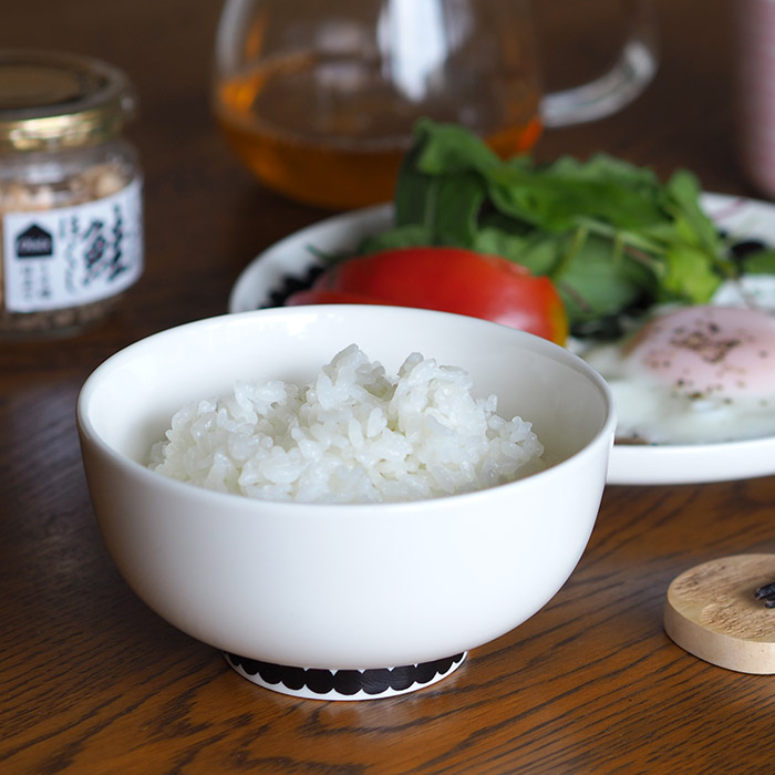 マリメッコ　ボウル　300ml　ラシィマット　ブラック　/　marimekko　Rasymatto