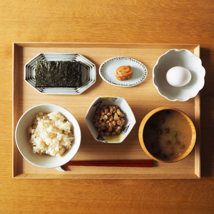 松屋漆器店　白木　1尺3寸長角盆