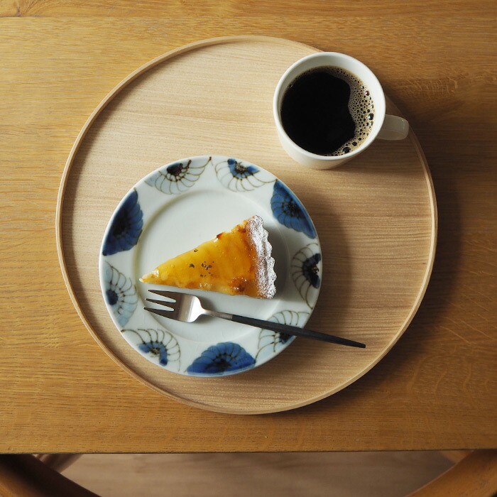 松屋漆器店　白木　丸盆30cm