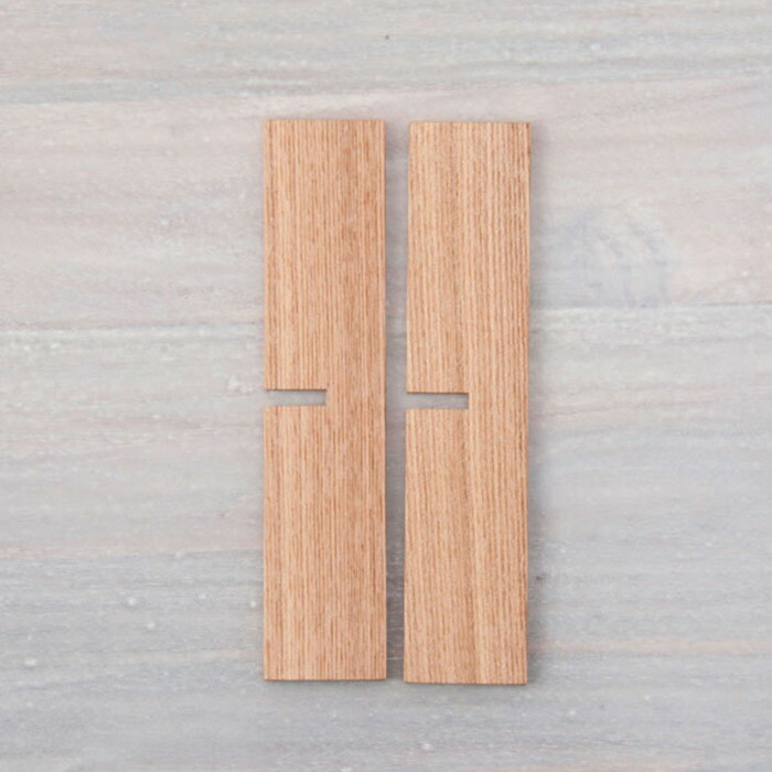 松屋漆器店 白木 6寸重箱用 四つ切仕切り