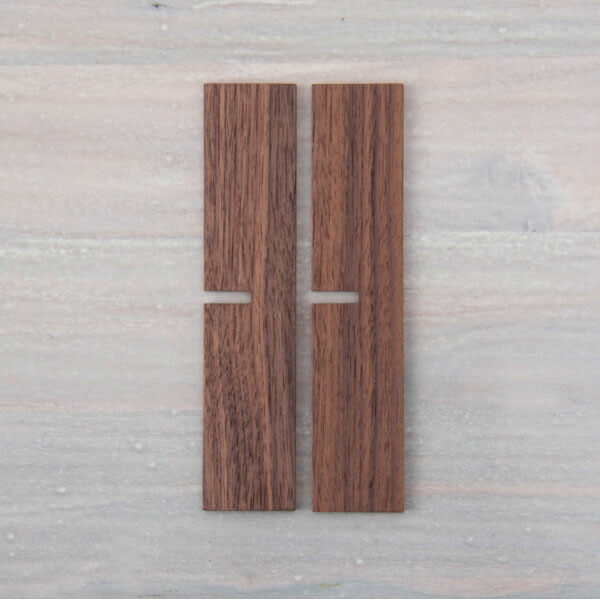 松屋漆器店 ウォールナット 6寸重箱用 四つ切仕切り