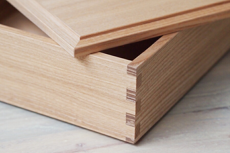 松屋漆器店 白木 6寸三段重 内白木