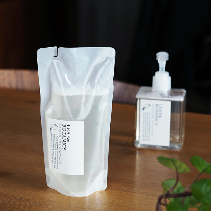 リーフ&ボタニクス　ハンドソープ　ラベンダー　詰替用　230ml　/　LEAF＆BOTANICS　