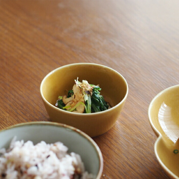 瑞々　小鉢3寸　うす飴