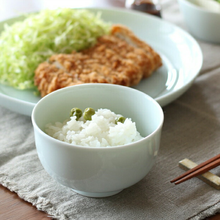 瑞々　めし碗　青白