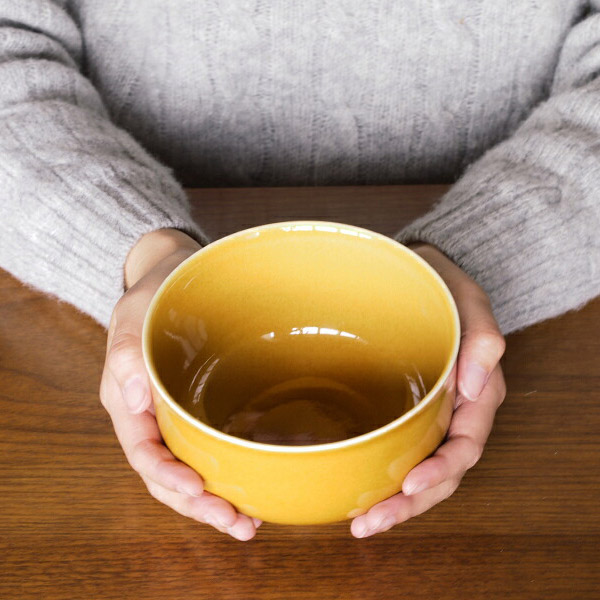 瑞々　茶漬碗　うす飴