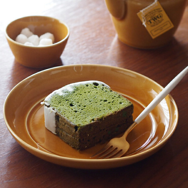 瑞々　まる皿6寸　うす飴