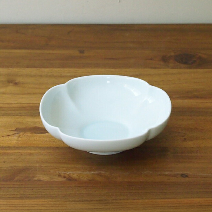 瑞々　木瓜鉢5寸　青白