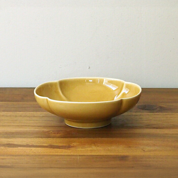 瑞々　木瓜鉢5寸　うす飴