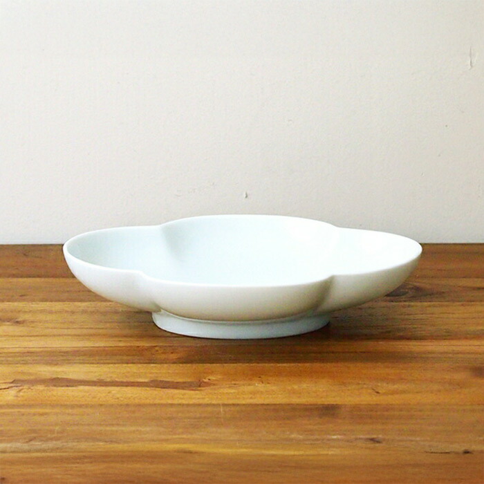 瑞々　木瓜長鉢7寸　青白