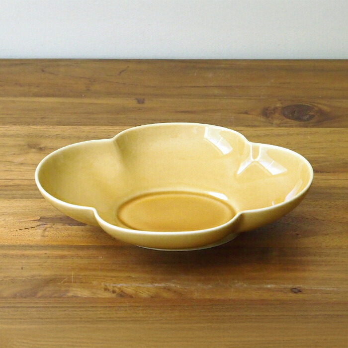 瑞々　木瓜長鉢7寸　うす飴