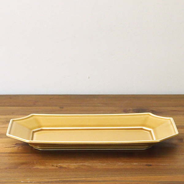 瑞々　すみきり長皿　うす飴