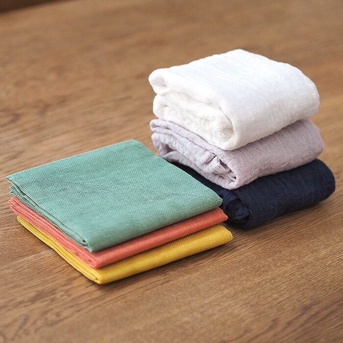 中川政七商店　「彩り豊かな」花ふきん　白百合