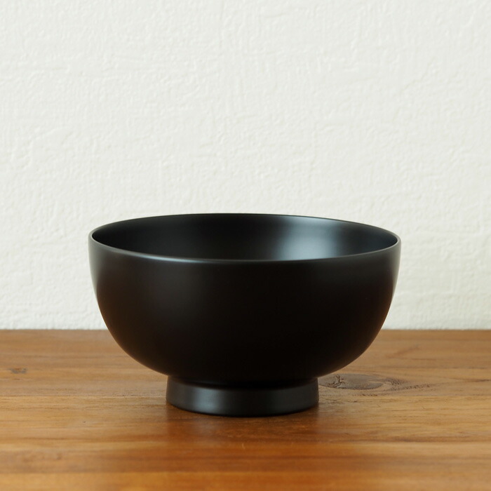 漆琳堂　越前硬漆　一乗椀　4寸　黒