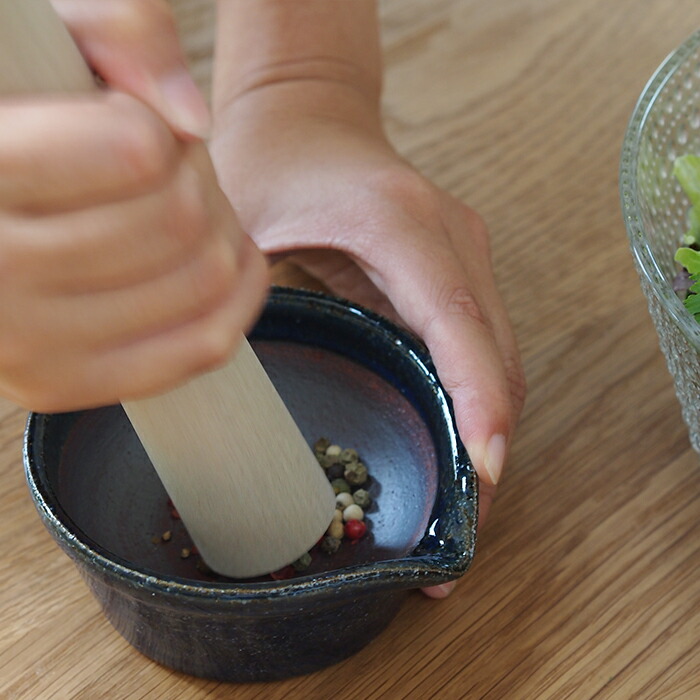 かもしか道具店　スパイスすりバチ　藍