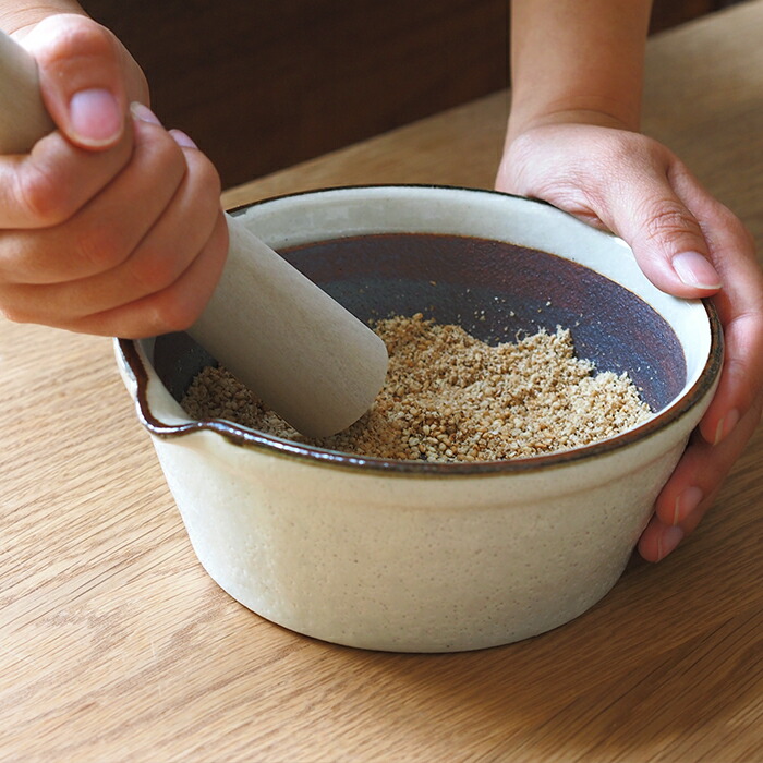 かもしか道具店　すりバチ　白