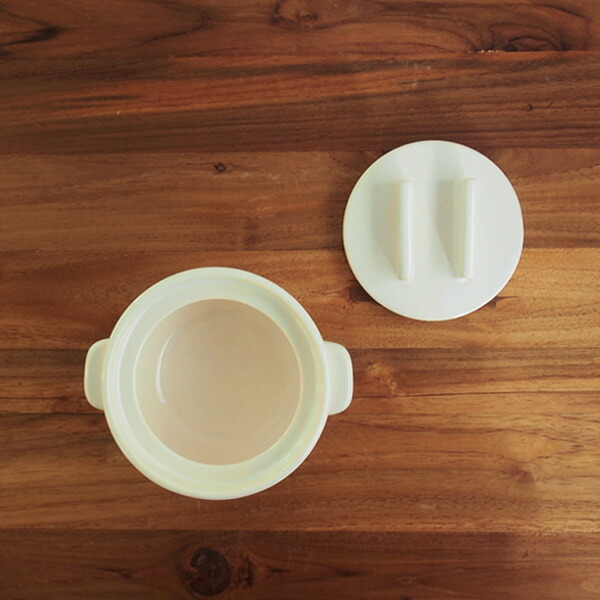 かもしか道具店　ごはんの鍋　一合炊き　白